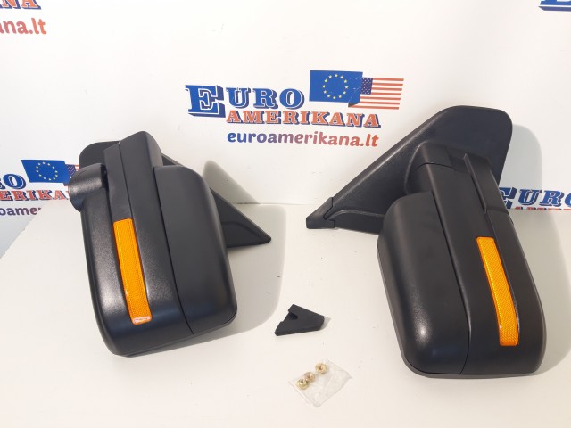 Power Heated Puddle LED Signal Mirror Replacement, L+R Pair